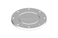 Заглушка фланцевая с отверстием с болтовым креплением HTC DN 63-630 ISO, сталь 304